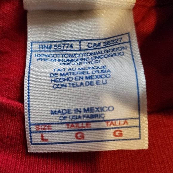 Tennessee River Red Christmas 🎄 T-shirt size Large - Picture 5 of 5